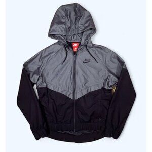 Nike Windrunner Windbreaker Jacket Womens Small Purple Full Zip Hood Retro